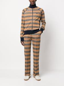 walesbonner Wales Bonner Geruite broek - Blauw