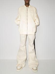 rickowensdrkshdw Rick Owens DRKSHDW Bomberjack met geborduurd logo - Beige