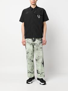 OAMC Sentinel jeans met gebleekt effect - Groen