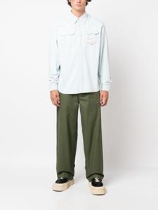 Kenzo Broek met wijde pijpen - Groen