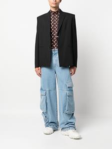 GCDS Jeans met wijde pijpen - Blauw