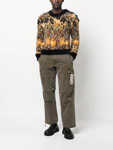 Moschino Cargo broek met toelopende pijpen - Groen