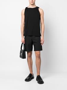 Courrèges Trainingsshorts op knielengte - Zwart