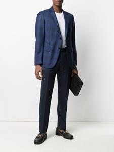 Zegna Slim-fit pantalon - Blauw