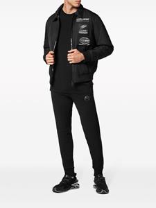 pleinsport Plein Sport Bomberjack met logopatch - Zwart