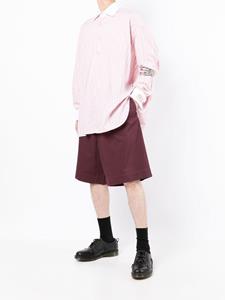 rafsimons Raf Simons Geplooide bermuda shorts - Paars