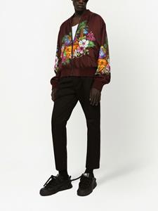 dolce&gabbana Dolce & Gabbana Zijden bomberjack - Rood