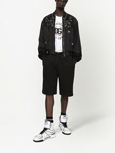 dolce&gabbana Dolce & Gabbana Bomberjack met logopatch - Zwart