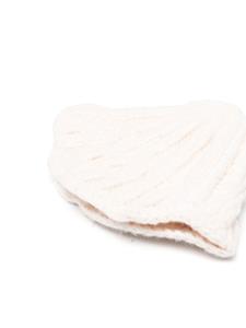 mm6maisonmargiela MM6 Maison Margiela Ribgebreide vissershoed - Beige