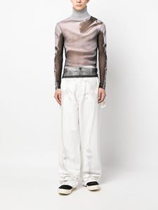 Off-White Jeans met wijde pijpen - Wit