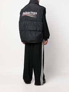 Balenciaga Cocoon bodywarmer met logoprint - Zwart