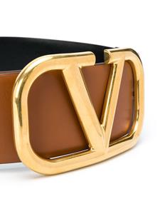 valentinogaravani Valentino Garavani VLogo Signature omkeerbare riem - Bruin
