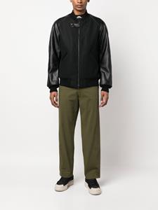 Y-3 Bomberjack met contrasterende mouwen - Zwart