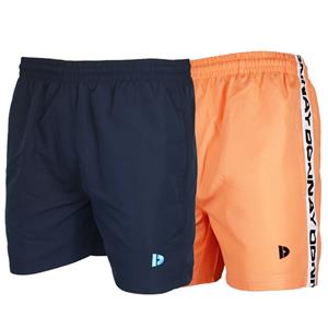 Donnay Donnay Heren - 2-Pack - Zwemshort Toon & Kay - Navy & Neon Oranje