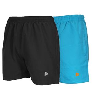 Donnay Donnay Heren - 2-Pack - Kort Sport/zwemshort Toon - Zwart & Sea Blue