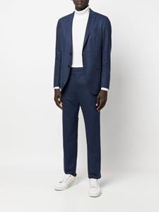 ETRO Broek met logoband - Blauw