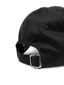 Off-White Gebroken witte Arrow-baseballpet in zwart