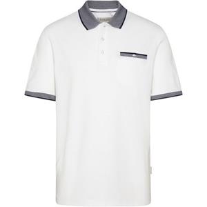 bugatti Poloshirt, farbliche Akzente an Kragen, Brusttasche und Ärmelsaum