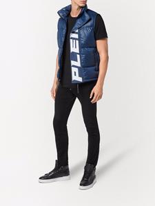 philippplein Philipp Plein Gewatteerde bodywarmer - Blauw