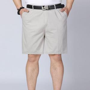 Manshanwangluo Men Pants Loose Simple Soft Leisure Men Shorts for Daily Wear