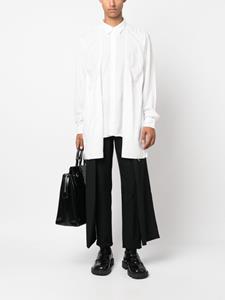 commedesgarçonshommeplus Comme des Garçons Homme Plus Broek met gedrapeerd vlak - Zwart