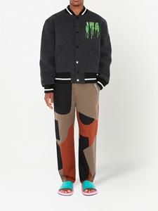 jwanderson JW Anderson Bomberjack met geborduurd logo - Grijs