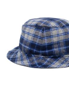 DUOltd Geruite vissershoed - Blauw