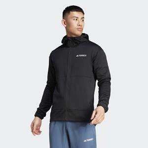 adidas TERREX Outdoorjacke "TERREX XPERIOR LIGHT FLEECE HOODED"