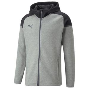 PUMA Hoodie teamCUP Casuals - Grijs/Zwart