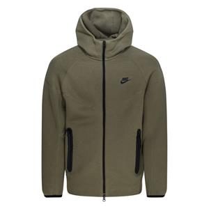 Nike Lichtgewicht herensweatshirt met capuchon en rits Tech Fleece Windrunner-hoodie met volledige ritssluiting Medium olijf/zwart