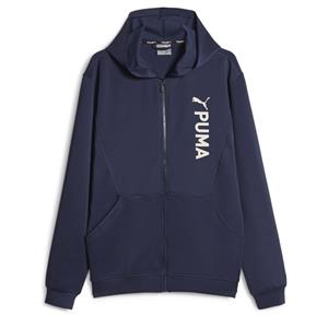 PUMA Fit dubbelgebreide hoodie met rits voor heren