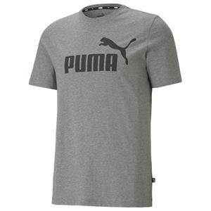 PUMA Essentials Logo T-shirt voor Heren, Grijs, Maat XS