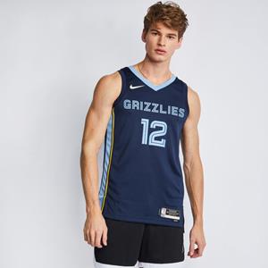 Memphis Grizzlies Icon Edition 2022/23 Nike Dri-FIT Swingman NBA-jersey voor heren - Blauw