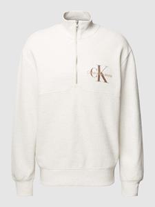 Calvin Klein Jeans Gebreide pullover met labeldetails