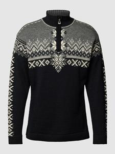 Dale of Norway Gebreide pullover met opstaande kraag