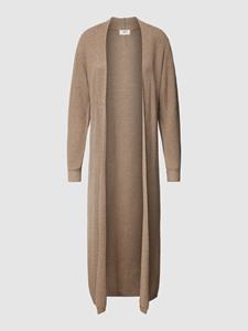 Object Malena Maat L Knit Long Cardigan Truien & vesten Dames - Sweater - Hoodie - Vest- Bruin