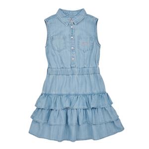 Korte Jurk Guess LYOCELLE SLUB DENIM