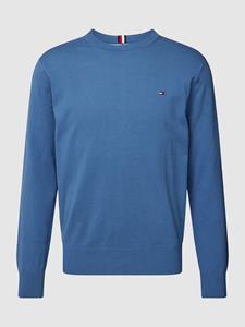 Tommy Hilfiger Gebreide pullover met labelstitching