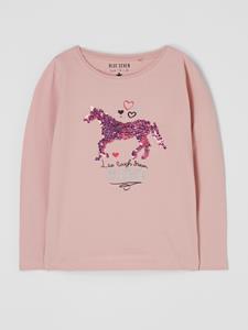 BLUE SEVEN Langarmshirt für Mädchen rosa Mädchen 