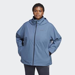 adidas Multi Rain.Ready Hardshell Jas Dames Middenblauw