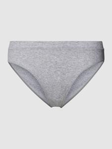Schiesser Rioslip dubbelrib biologisch katoen gemêleerd grijs - Pure Rib 