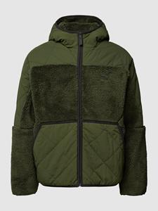 Sherpa jacket met labelpatch, model 'Classics Utility'