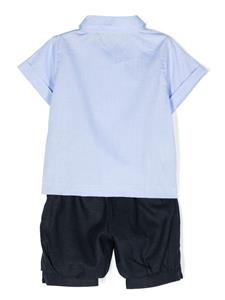 La Stupenderia Linnen shorts - Blauw