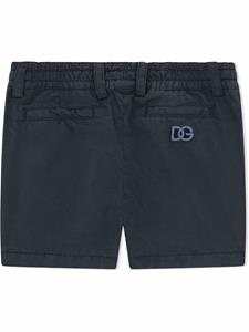 dolce&gabbanakids Dolce & Gabbana Kids Shorts met trekkoord - Blauw