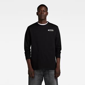 G-Star RAW Langarmshirt "Old school chest gr r t ls"