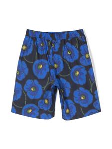 kenzokids Kenzo Kids Shorts met bloemenprint - Blauw