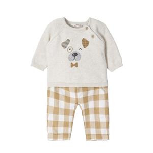 Mayoral Trui en broek set wit/beige