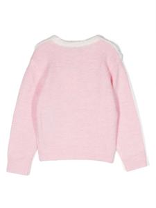 TWINSET Kids Intarsia trui - Roze