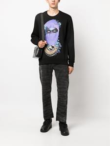 Sweater met print - Zwart