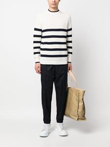 emporioarmani Emporio Armani Gestreepte geribbelde trui - Wit